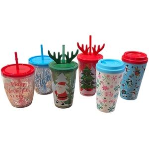 6 Festive Holiday Tumblers/Mugs